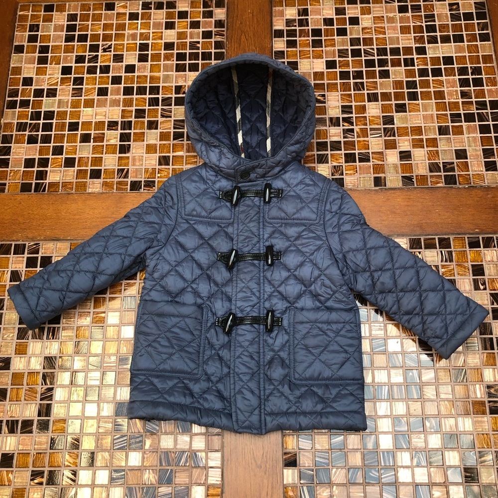 Burberry Quilted Toggle Winter Coat - Picture 1 of 8